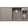 Blanco Axia III 6 Silgranitový drez, 100x51 cm, s ovládaním odtoku a s príslušenstvom, tartufo 523469