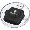 Čítačka kariet Viking V4 USB 3.0 4v1 čierna (VR4V1B)