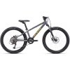 CTM ROCKY 4.0 24 bicykel, matná sivá / zlatožltá Rám: 13