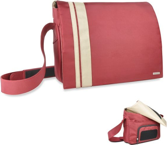 Speedlink COURIER messenger bag Red beige