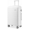 Kono K2091L Kufor spinner 65cm Biely Polypropylén