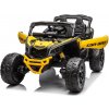 JOKO Elektrické Autíčko Buggy 4x200W 24V, kožené sedadlo, penové kolesá, žlté