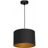 Luminex | Luster na lanku ARDEN 1xE27/60W/230V pr. 25 cm čierna/zlatá | LU3491