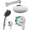 Hansgrohe VERNIS Blend zostava sprchová 26271000 s batériou 71466000 vaň setom 24303000 a prípojka hadice chróm 425827