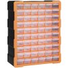 vidaXL Organizér so 60 zásuvkami 38x16x47,5 cm