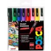 Posca Univerzálna sada akrylových fixiek 0,9 - 1,3 mm Základné farby 8 kusov PC-3M