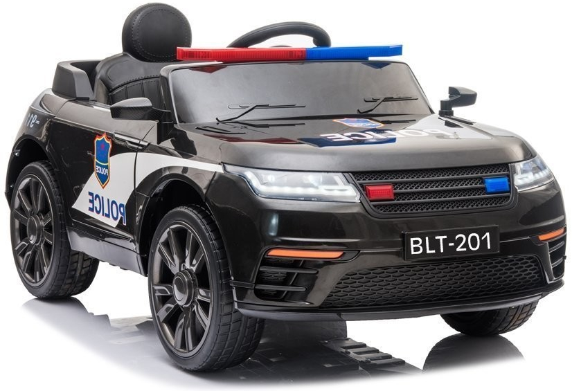 Lean Toys elektrické policajné autíčko L7632 čierna