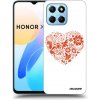 Picasee silikónový prehľadný obal pre Honor X6 - Veľké srdce