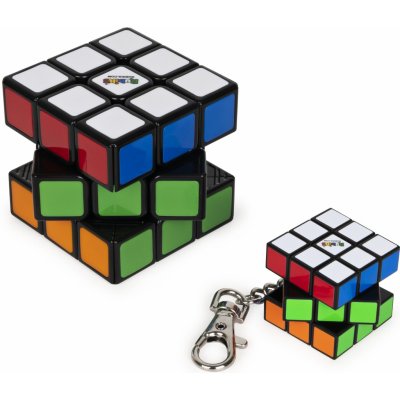 Hlavolam Rubikova kostka Sada Klasik 3x3 + Přívěsek