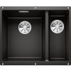 Blanco Subline 340/160-U Ľavý - pod pracovnú dosku - čierna