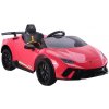 Športové detské elektrické autíčko Megacar Lamborghini Huracan, 4x45W, 12V 4,5Ah, červené