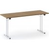 Skladací konferenčný stôl FOLDING, 180x80 cm, orech