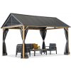 Kovový záhradný altánok Teramo s moskytiérou 3x4 Garden Point
