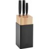 Súprava 3 nožov so stojanom Now S čierna