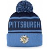 Fanatics Pánska zimná čiapka Pittsburgh Penguins Heritage Beanie Cuff with Pom