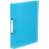 Krúžkový šanón, 2 krúžky, 40 mm, A4, maxi, PP, vymeniteľný štítok, VIQUEL Propyglass, modrá