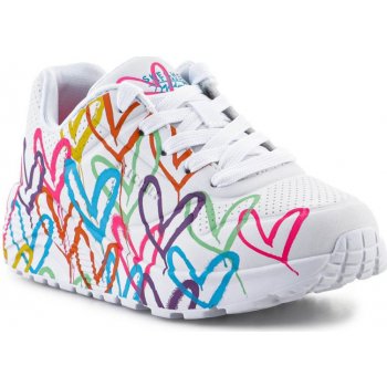 Skechers Uno Lite Spread The Love white biela