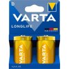 Batéria, typ D (goliáš), 2 ks, bez plastov, VARTA 