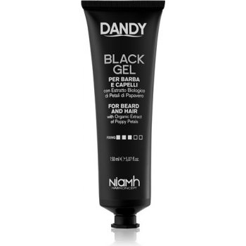 Dandy Black Gel čierny gél pre šedivé vlasy 150 ml