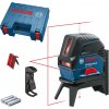 Bosch Krížovo-bodový laser GCL 2-50 s držiakom + stropná svorka, kufor 0601066F02