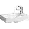 LAUFEN Pro S závesné umývadielko s otvorom vpravo, s prepadom, 480 x 280 mm, biela, s povrchom LCC, H8159544001041