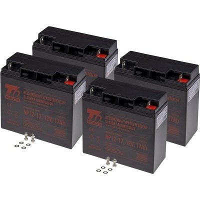 Batéria pre záložné zdroje Sada batérií T6 Power pre APC Smart-UPS SUA5000RMI5U, VRLA, 12 V (T6APC0003_V86402)