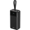 BWOO 65W powerbanka 30000 mAh, 2x USB-A, 1x USB-C, LCD displej, čierna