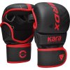 RDX MMA rukavice F6 Shooter - Čierno / Červené Veľkosť: L/XL