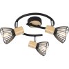 PREZENT 75557 PONY 3xE14/25W, BLACK/LW, CEILING