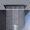 AXOR ShowerSolutions horná sprcha ShowerHeaven, 720 x 720 mm, 3jet, s osvetlením, vzhľad nerezovej ocele, 10627800