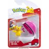 Pokémon: Clip 'N Go figúrkový set - Pikachu Love Ball