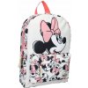 Predškolský ruksak s viacerými priehradkami Myška Minnie Vadobag pre dievčatá, odtiene hnedej a béžovej