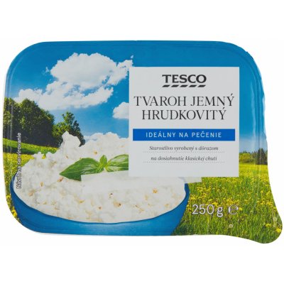 Tesco Tvaroh jemný hrudkovitý 250 g