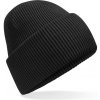 Beechfield Čepice Recycled B385R s manžetou, pletená COT53385R00299-black Černá UNI