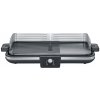 Plancha gril Severin, PG 8564, plancha gril, stolní, miska na tuk, keramický povlak, LED dispej, termostat, až 230°C, rukojeti, 2300 W