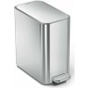 Simplehuman Úzky pedálový kôš 5 l, nehrdzavejúca oceľ