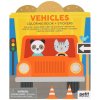 Petit Collage Omaľovánka so samolepkami vozidiel