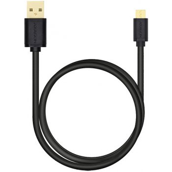 Axagon BUMM-AM20QB Micro USB 2A, 2m, černý