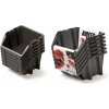 Set úložných boxov 6 ks BINEER SHORT SET - 214x198x238 mm - farba: čierna (Kistenberg KBISS22-S411)