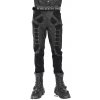 nohavice gotický DEVIL FASHION Punk Čierna L