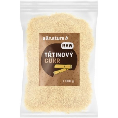 Allnature Trstinový cukr nerafinovaný RAW 1000 g