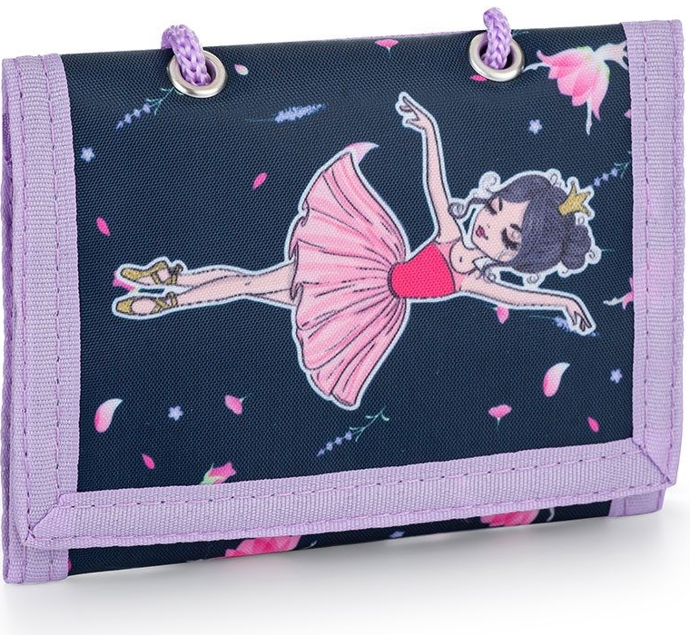 Karton P P Dětská textilní peňaženka Baletka