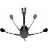 Logitech 981-000593 slúchadlo / náhlavná súprava Slúchadlá s mikrofónom Kábel Pres hlavu Kancelária / call centrum Čierna