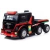 mamido Detský elektrický kamión Mercedes Axor LCD MP4 s návesom červený