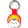 Kľúčenka a puzdro na Airtag Legami Key Ring For Airtag - Rainbow uni
