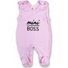 BABY´S WEAR Dupačky pre bábätká - Mini Boss, ružové veľkosť: 74 (6-9m)