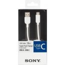 Sony CP-AC50W USB Type A - Type C, 50cm, 3A, bílý