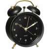 ATMOSPHERA Stolné hodiny Retro, čierna