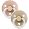 BIBS Colour cumlíky z prírodného kaučuku 2 ks veľ. 2 Blush Nočný/ Vanilla Nočný