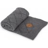 CEBA Pletená deka v darčekovej krabici Grafitová ryža